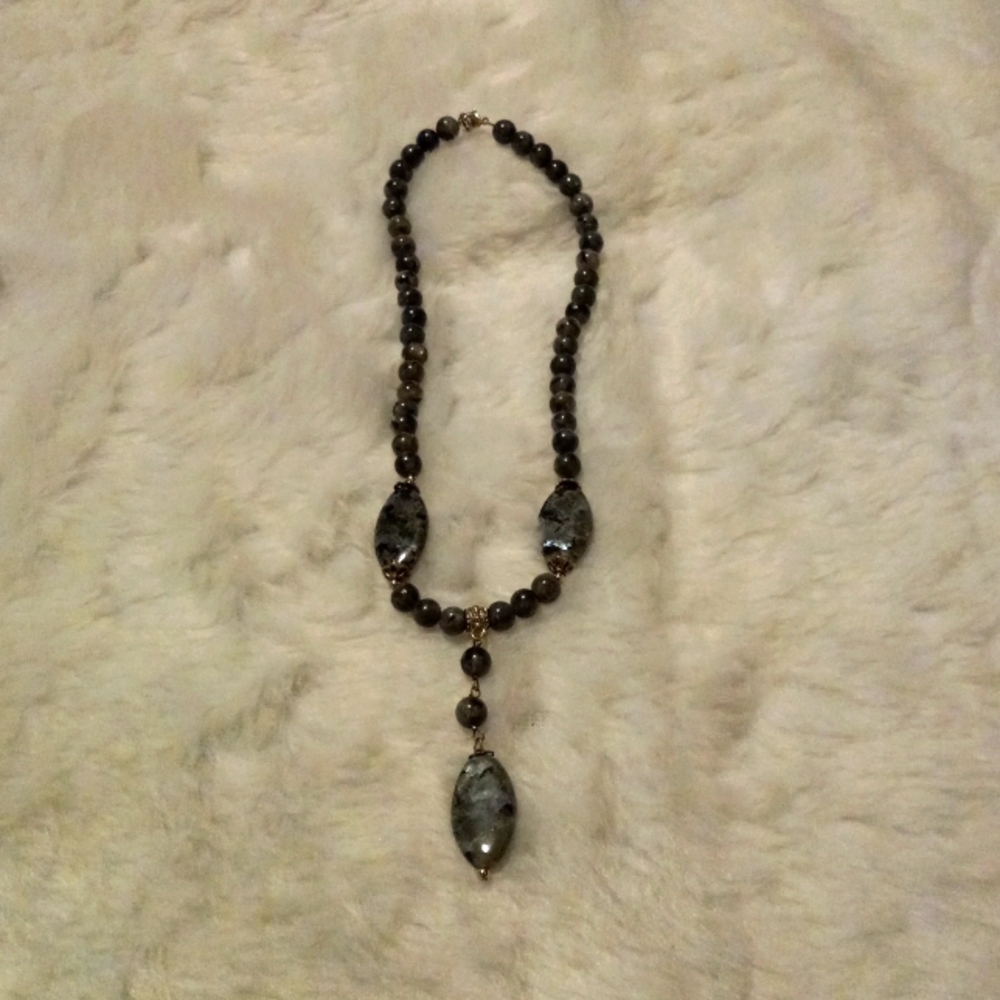 Larvakite Stunning Necklace
